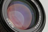 Nikon Nikkor 50mm F/1.4 Ais Lens #58129A5