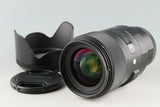 Sigma Art 35mm F/1.4 DG Lens for E-Mount #58164E6