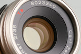 Contax Carl Zeiss Planar T* 35mm F/2 Lens for G1/G2 #58260A1