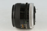 Canon FD 28mm F/2.8 S.C. Lens #58333F4