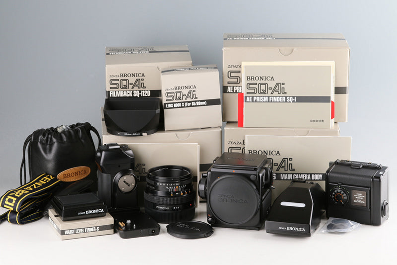 Zenza Bronica SQ-Ai + Zenzanon-PS 80mm F/2.8 + AE Prism Finder + Waist Level Finder + Motor Drive #58594L9