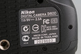 Nikon D600 Digital SLR Camera With Box *Shutter Count:2719 #58672L4