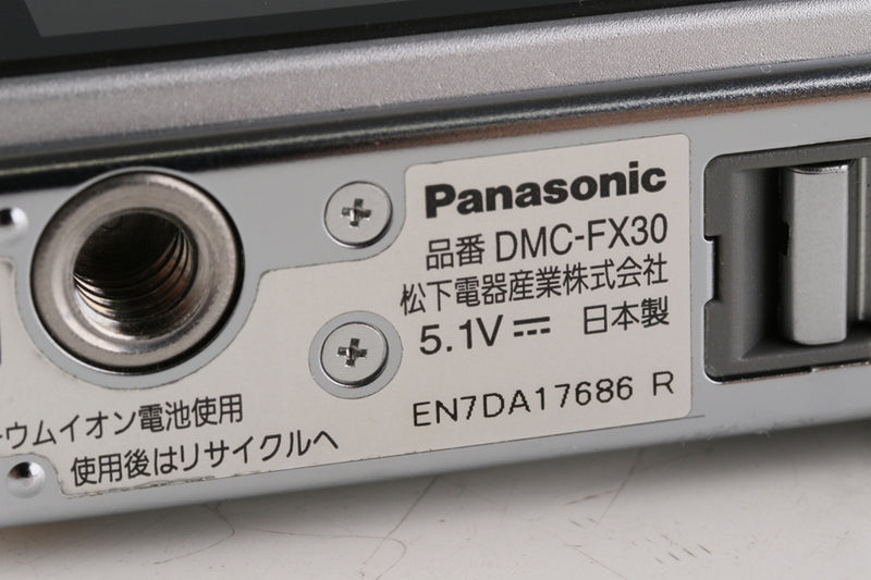 【美品】Panasonic LUMIX DMC-FX30 デジタルカメラ 概要 デジタルカメラ DMC-FX30 | LUMIX（ルミックス） ミラー