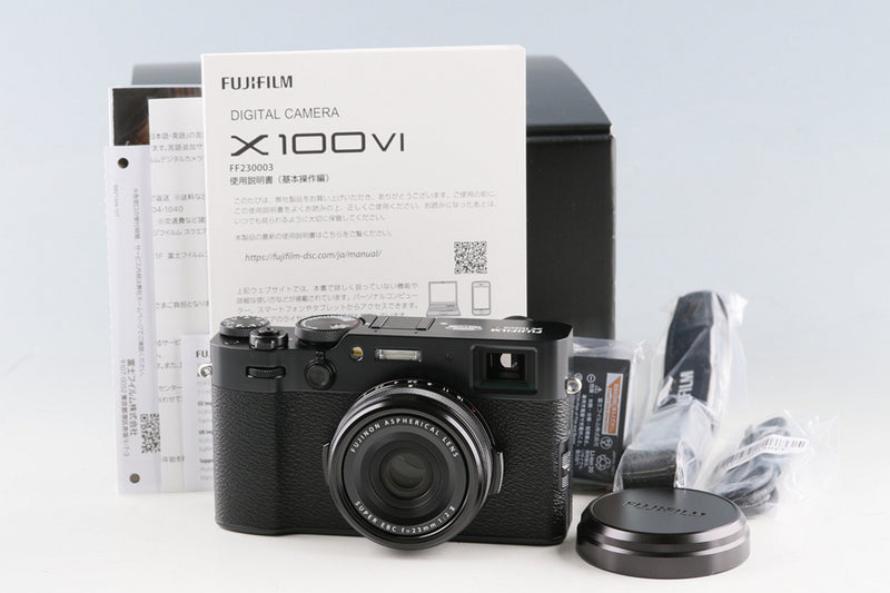 *New* Fujifilm X100VI Black Noir Digital Camera With Box #58756L6