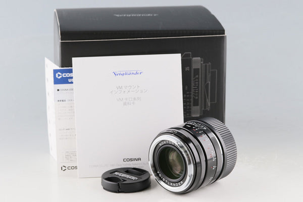*New* Voigtlander Nokton VL 35mm F/1.5 Aspherical Type II Lens Black for Leica M #58804L7