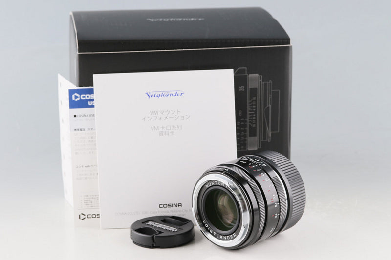 *New* Voigtlander Nokton VL 35mm F/1.5 Aspherical Type II Lens Black for Leica M #58804L7