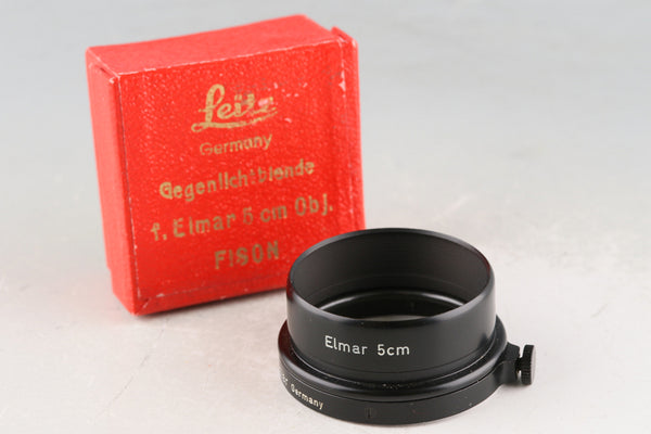 Leica Leitz FISON Lens Hood Black for Elmar 5cm #59050L1