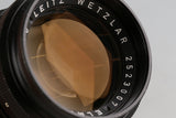 Leica Leitz Elmarit 90mm F/2.8 Lens for Leica M #59323T