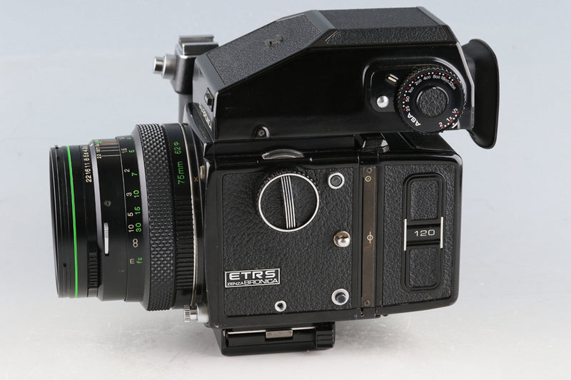 Zenza Bronica ETRS AE-II + Zenzanon EII 75mm F/2.8 Lens #59349E2
