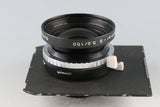 Schneider-Kreuznach Linhof Symmar 150mm F/5.6 Lens #59499B2