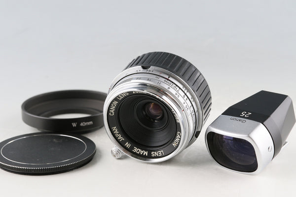 Canon 25mm F/3.5 Lens for Leica L39 + View Finder + M Mount Adapter #59788C2
