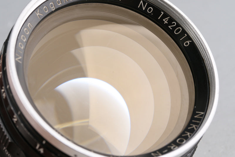 Nikon Nippon Kogaku Nikkor-N 50mm F/1.1 Lens for Nikon S CLA By