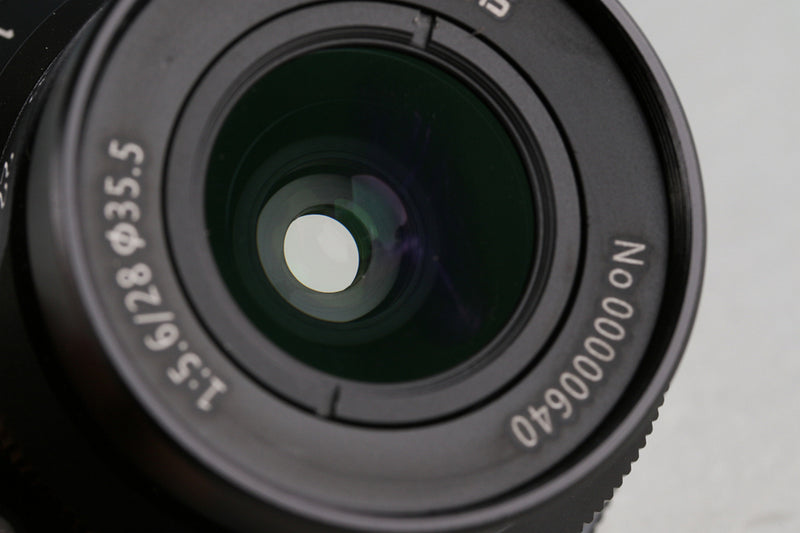 7Artisans M28mm F/5.6 Black Lens for Leica M With Box #60042L7
