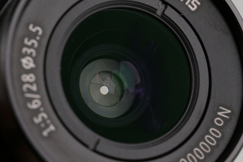 7Artisans M28mm F/5.6 Black Lens for Leica M With Box #60042L7