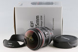 Canon EF 8-15mm F/4 L USM Fisheye Lens With Box #60101L3