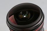 Canon EF 8-15mm F/4 L USM Fisheye Lens With Box #60101L3