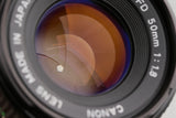 Canon A-1 + FD 50mm F/1.8 Lens #60102D3