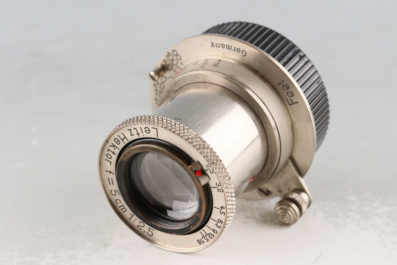 Leica ヘクトール L50mm F/2.5 クローム Hektor L39 Leica Leitz Hektor 50mm F/2.5 Nickel Lens for Leica L39 #60108T