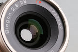 Contax G1 + Carl Zeiss Biogon T* 28mm F/2.8 Lens #60124D4