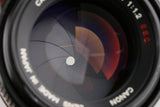 Canon FD 55mm F/1.2 S.S.C. Lens #60253F4