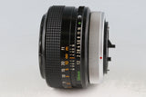 Canon FD 55mm F/1.2 S.S.C. Lens #60253F4