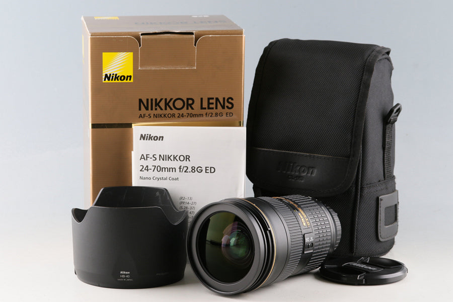 Nikon AF-S Nikkor 24-70mm F/2.8 G ED Lens With Box #60277L4