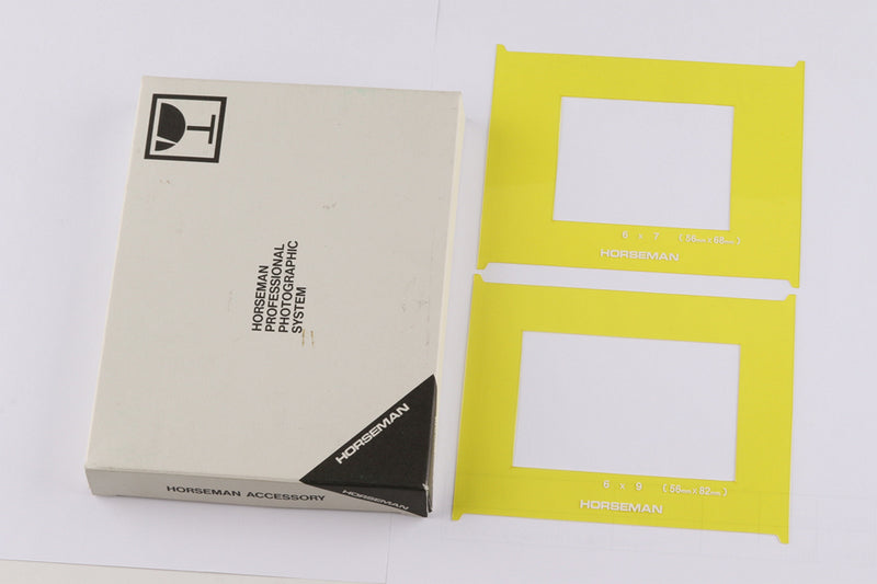 Horseman Focusing Glass Mask 6x7 6x9 With Box #60344F2