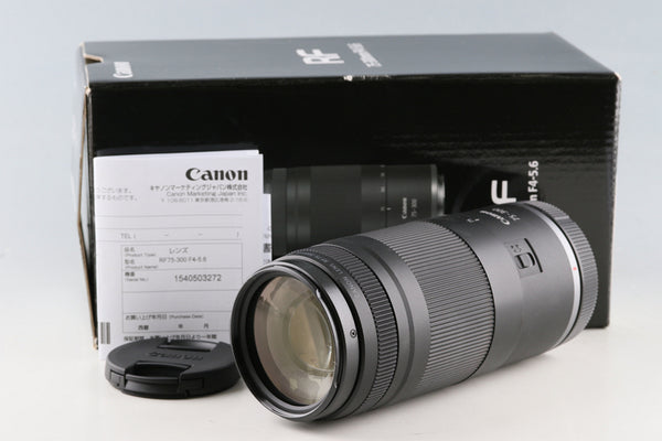 Canon RF 75-300mm F/4-5.6 Lens With Box #60349L3