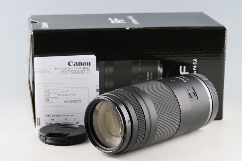 Canon RF 75-300mm F/4-5.6 Lens With Box #60349L3