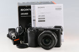 Sony α6400 + E PZ 16-50mm F/3.5-5.6 OSS Lens With Box *Japanese version only* #60402L2