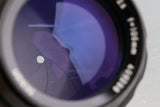 Nikon Nikkor-P Auto 105mm F/2.5 Non-Ai Lens #60469H12
