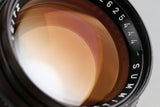 Leica Leitz Summilux 50mm F/1.4 for Leica M #60496T