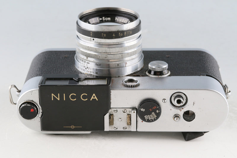 Nicca IIIL 35mm Rangefinder Film Camera + Nikkor-H 50mm F/2 Lens #60561D2