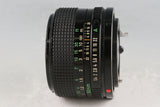 Canon FD 50mm F/1.4 Lens #60596F5