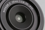 Nikon Zfc + Nikkor Z DX 28mm F/2.8 SE Lens With Box #60618L4