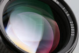 Nikon Nikkor 85mm F/1.4 Ais Lens #60622A6