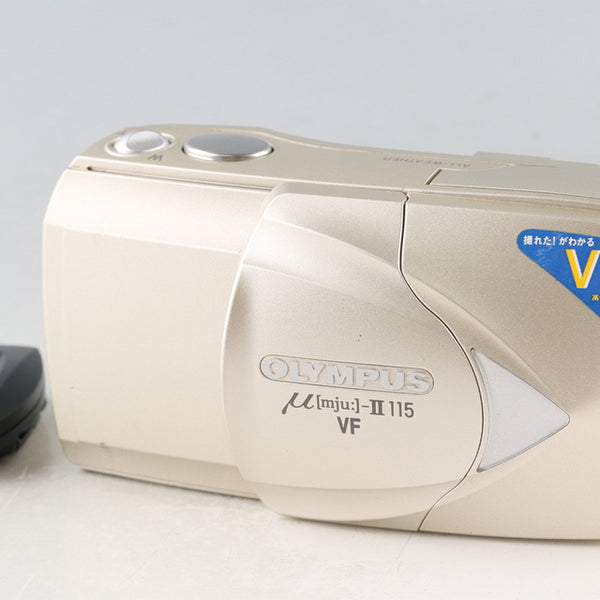 美品おすすめ☆【OLYMPUS】μⅡ ZOOM VF フィルムカメラ Olympus μ-II 115 VF 35mm Point & Shoot Film Camera #60648G11