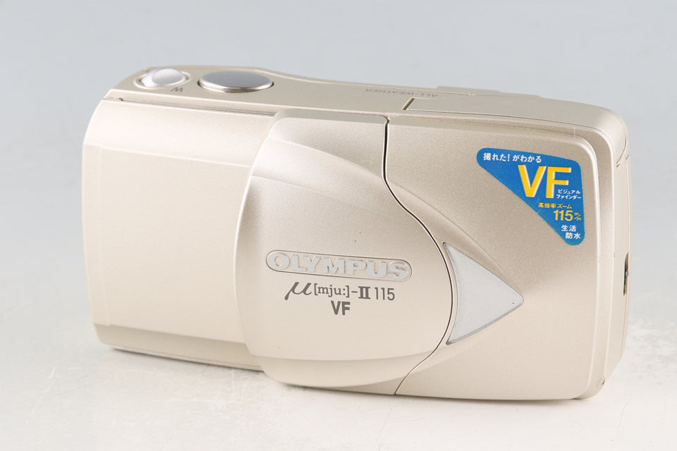 OLYMPUS μ ⅱ 115 VF MINT w/Strap】 Olympus μ Mju II 115 VF 35mm Point & Shoot Film