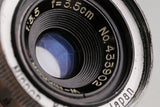 Nikon Nippon Kogaku W-Nikkor.C 35mm F/3.5 Lens for Leica L39 #60676C2