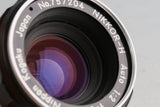 Nikon F + Nikkor-H Auto 50mm F/2 Ai Convert Lens #60717L4