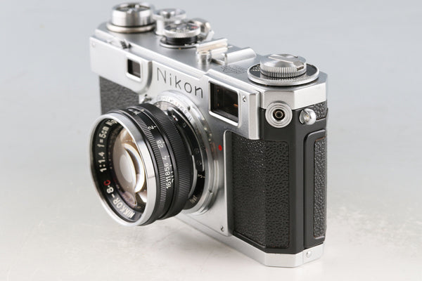 Nikon S2 + Nikkor-S.C 50mm F/1.4 Lens With Box #60806L4