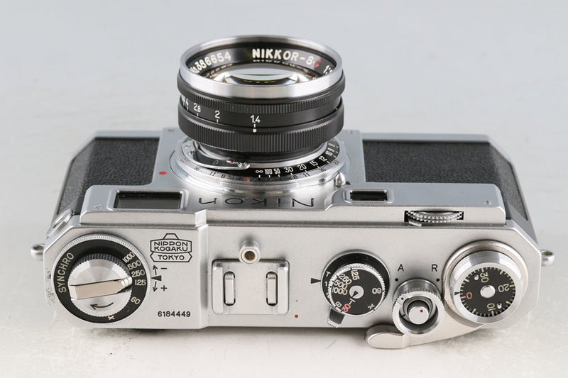 Nikon S2 + Nikkor-S.C 50mm F/1.4 Lens With Box #60806L4