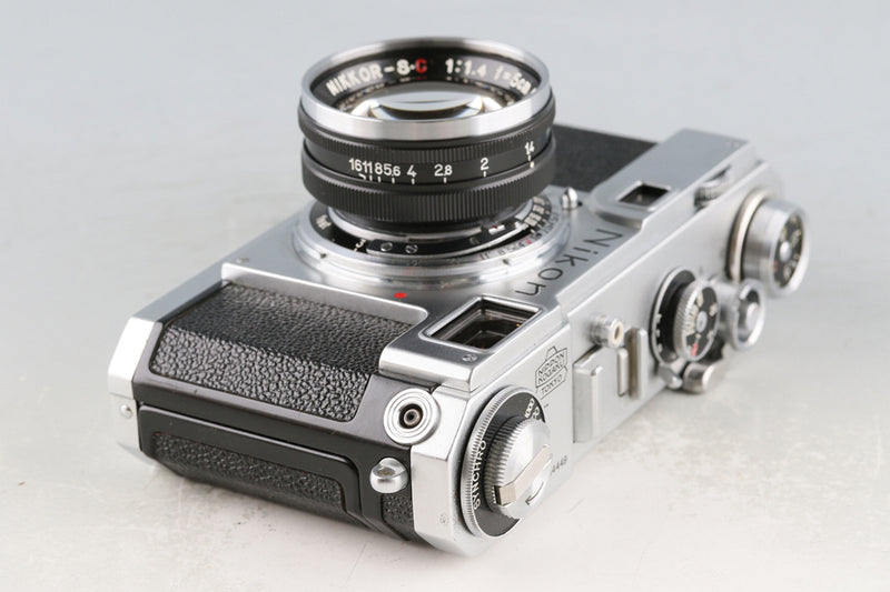 Nikon S2 + Nikkor-S.C 50mm F/1.4 Lens With Box #60806L4