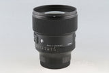 Sigma Art 85mm F/1.4 DG DN Lens for Sony E With Box #60892L6