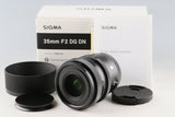 Sigma C 35mm F/2 DG DN Lens for Sony E #60894F5