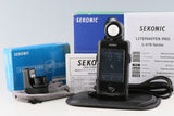 Sekonic Litemaster Pro L-478D + View Finder 5°With Box #60898L8