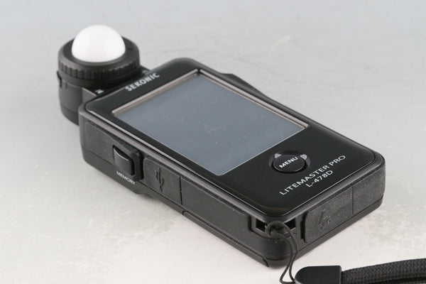 Sekonic Litemaster Pro L-478D + View Finder 5°With Box #60898L8