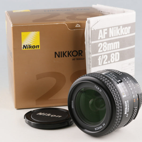 Nikon AI AF Nikkor 28mm f/2.8D メタルフード付き Nikon AI AF Nikkor 28mm f/2.8D メタルフード付き