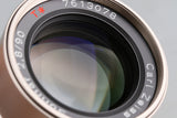 Contax Carl Zeiss Sonnar T* 90mm F/2.8 Lens for G1/G2 #60929A1