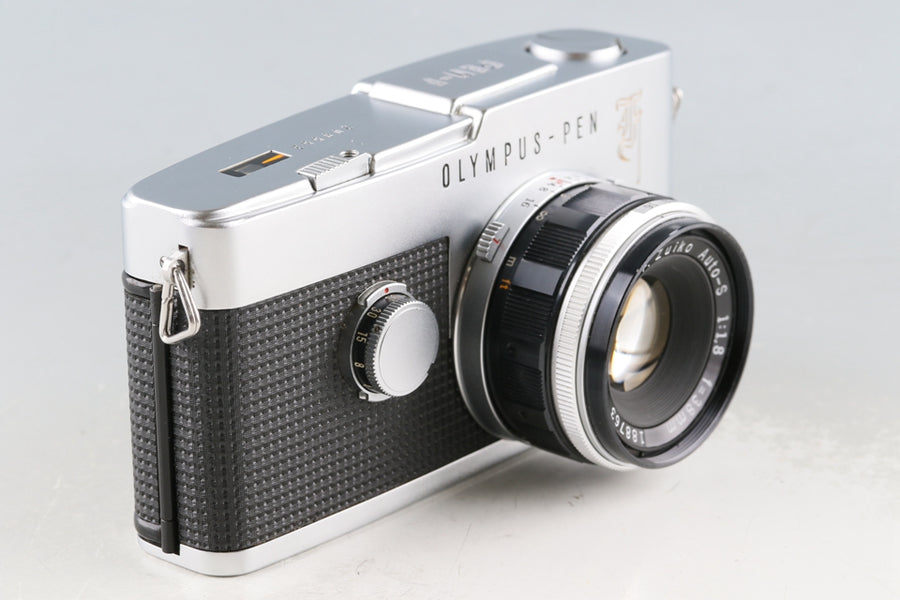 値下げ！OLYMPUS PEN-F(FV)ZuikoAuto-Sレンズ付き！ 中古】OLYMPUS オリンパス PEN FV シルバー + F.ZUIKO AUTO-S